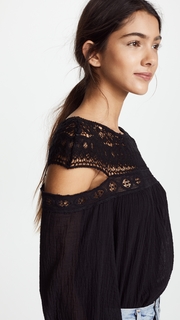 Bailey44 Crochet Cutout Top
