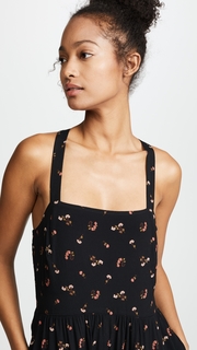 Madewell Smocked Crop Jumpsuit