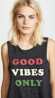 Spiritual Gangster Good Vibes Only Crop Tank