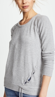 Chaser Lace Up Raglan Pullover