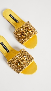 alice + olivia Abbey Crystal Slides