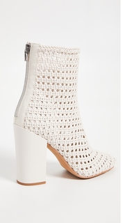 Dolce Vita Scotch Woven Ankle Boots with Block Heel