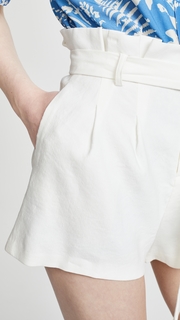 alice + olivia Laurine Paper Bag Shorts