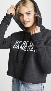 Spiritual Gangster SG Varsity Crop Hoodie