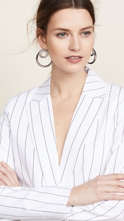 Dion Lee Poplin Shirt Blazer