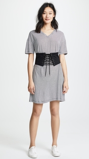 David Lerner Corseted Tee Dress