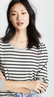 SUNDRY Princess Sleeve Sweatshirt