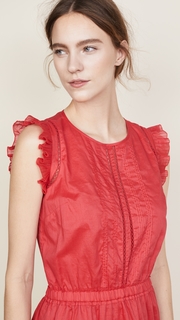 Scotch &amp; Soda/Maison Scotch Sleeveless Dress with Pleated Ruffle