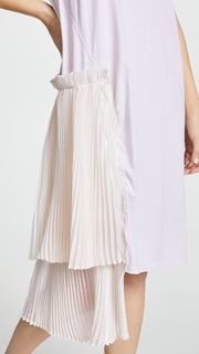 Clu T-Shirt Dress with Pleats