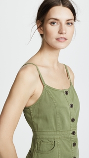 Madewell Bayview Tiered Midi Dress