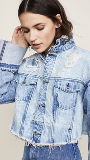 Tortoise Marco Cropped Denim Jacket