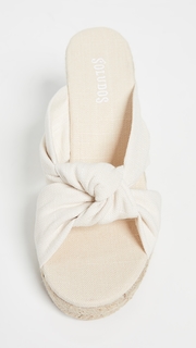 Soludos Knotted Wedge Espadrilles