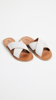 Frye Ally Crisscross Slides