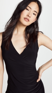 Norma Kamali Sleeveless Drape Dress