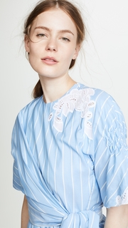 Jonathan Simkhai Asymmetric Wrap Dress