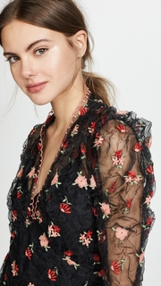 Anna Sui Crinkle Flower Dress