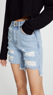 MINKPINK Chillin Girlfriend Denim Shorts