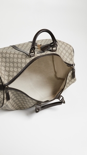 What Goes Around Comes Around Gucci Coated Canvas Carry On Duffel Bag