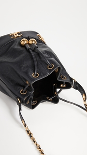 What Goes Around Comes Around Chanel Black Caviar 3CC Bucket Bag