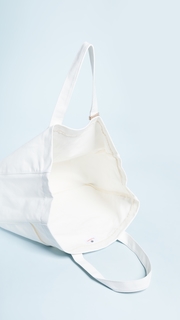 SUNDRY La Mer Tote with Pom Poms