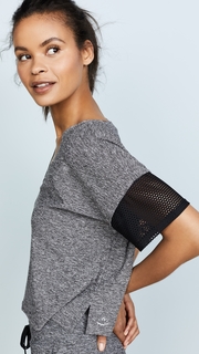 Beyond Yoga Aquarius Lightweight V Neck Cropped Tee