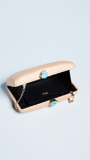 Kayu Jen Clutch with Natural Stones