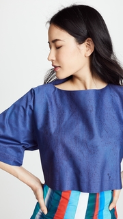 Stella Jean Cropped Blouse