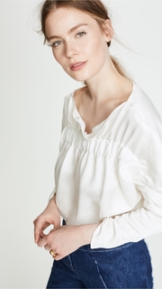 Zero + Maria Cornejo Long Sleeve Clio Top