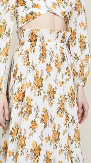 Zimmermann Golden Plisse Skirt