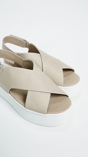 Vince Weslan Crisscross Flatform Sandals