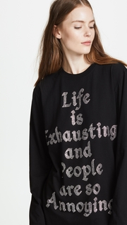 ASHISH Exhausting &amp; Annoying Tee