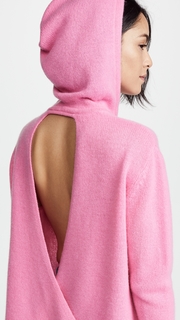 360 SWEATER Bow Hooded Sweater