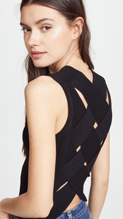 Autumn Cashmere Woven Back Muslce Tee