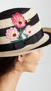 Kate Spade New York Blossom Embroidered Trilby Hat