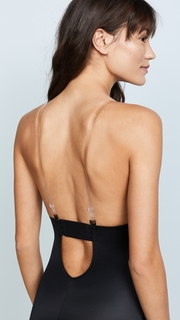 SPANX Suit Your Fancy Plunge Back Mid Thigh Bodysuit