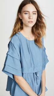 See by Chloe Pleated Top
