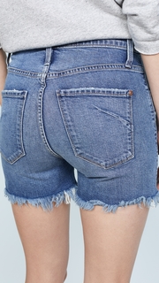 James Jeans Mimi High Rise Frayed Shorts