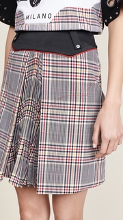 Versus Plaid Miniskirt