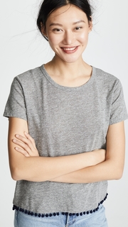 SUNDRY Pom Pom Tee