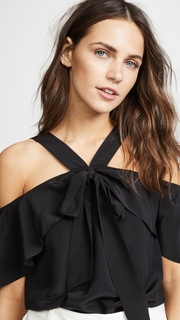 Temperley London Plage Off Shoulder Blouse
