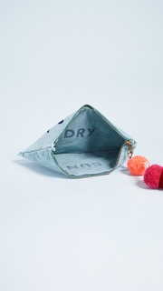 SUNDRY Hola Pouch with Pom Poms