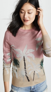 Scotch &amp; Soda/Maison Scotch Fitted Palm Tree Sweater