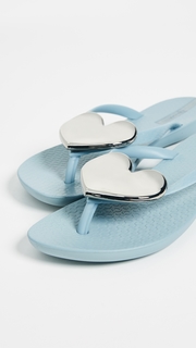 Ipanema Wave Heart Flip Flops