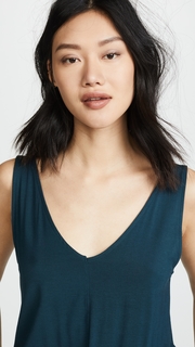 David Lerner V Neck Wide Leg Jumpsuit