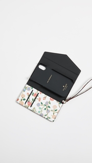 Kate Spade New York Mini Bloom iPhone X Envelope Wristlet