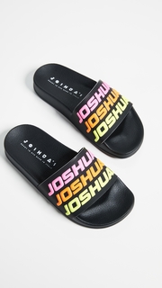 Joshua Sanders Racing Beach Slide Sandals