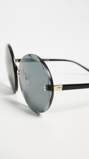 No. 21 Oversized Round Sunglasses