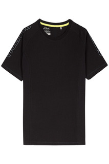 Черная футболка S.Oliver Casual Man