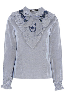 Блузка в тонкую полоску La Reine Blanche