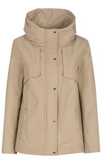 Бежевая куртка прямого на молнии S.Oliver Casual Women